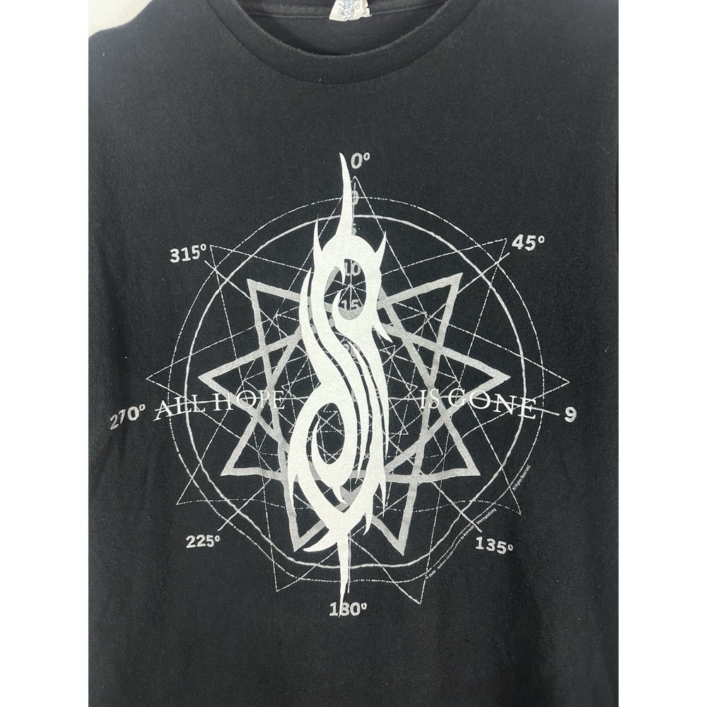 2009 Slipknot All Hope Is Gone Double Sided Band T-Shirt Black Size Large - Picture 3 of 9